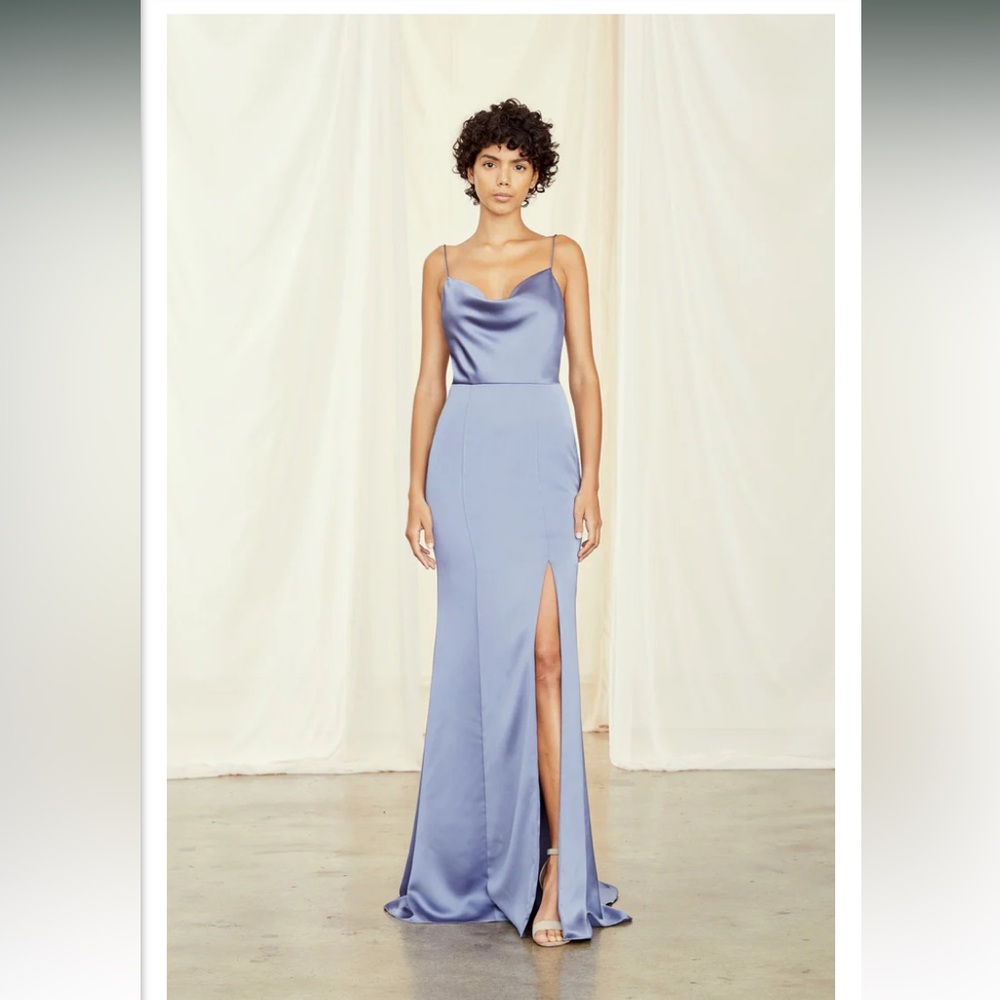Amsale Chloe dress - ice blue
